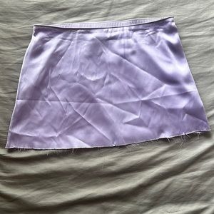 Mini lavender skirt